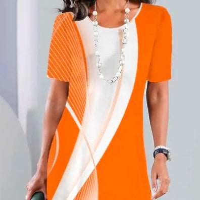 Lourah – Rochie Midi Plisată Cu Imprimeu