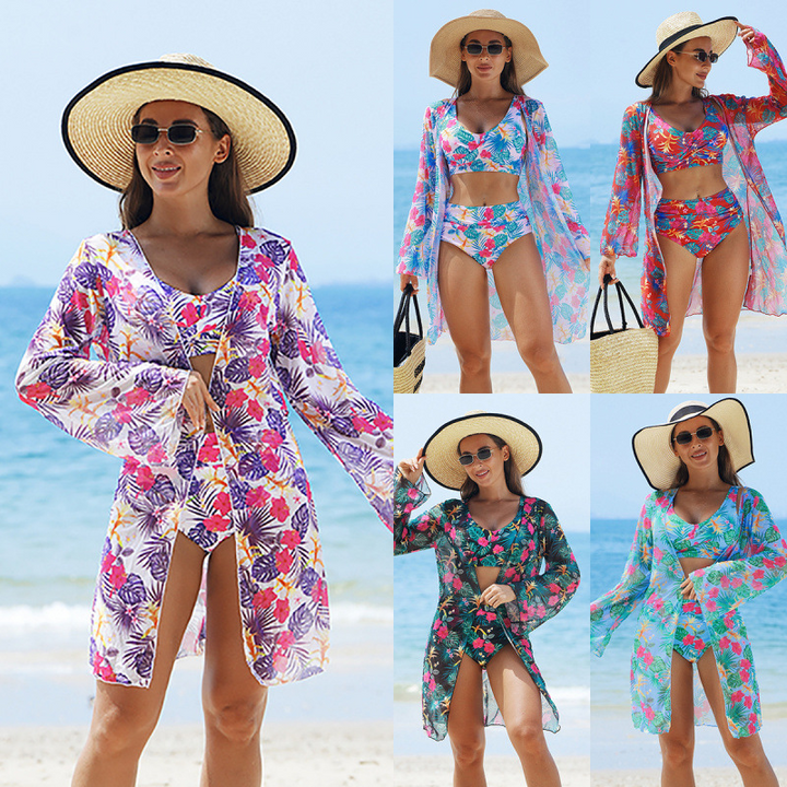 Phoebe - Costum De Baie Elegant Cu Imprimeu