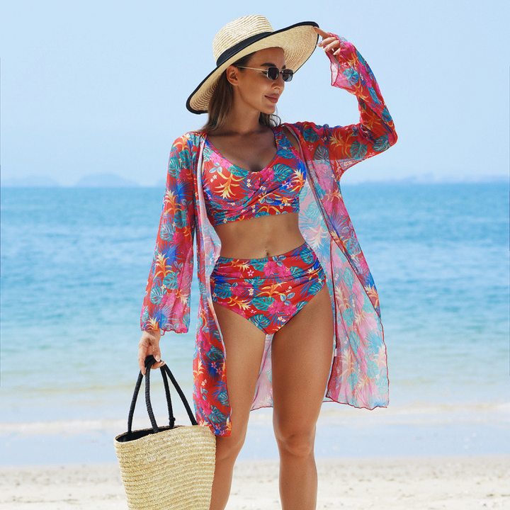 Phoebe - Costum De Baie Elegant Cu Imprimeu