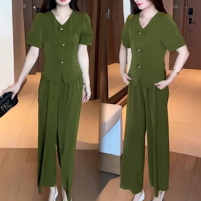 Eseniya - Setează Elegante Din Două Piese Cu Mâneci Scurte