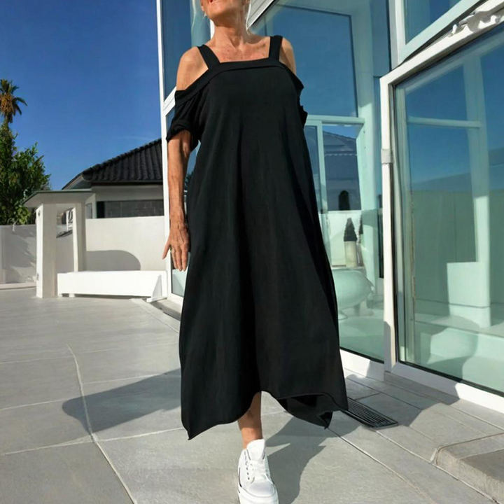 Mariyana - Rochie Lungă Cu Umerii Goi