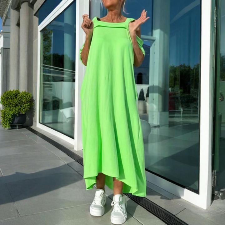 Mariyana - Rochie Lungă Cu Umerii Goi