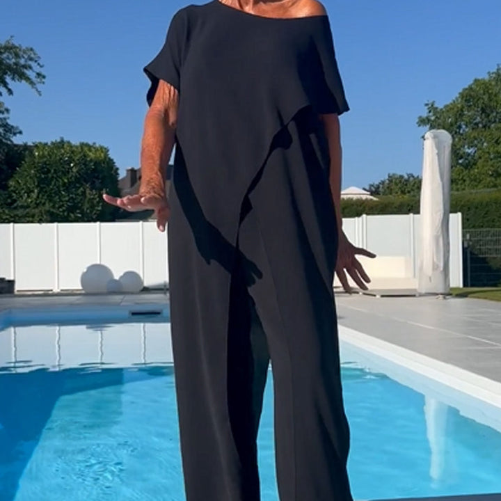 Shelagh - Setează Sus Cu Umeri Decupați Si Pantaloni