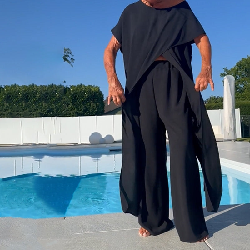 Shelagh - Setează Sus Cu Umeri Decupați Si Pantaloni