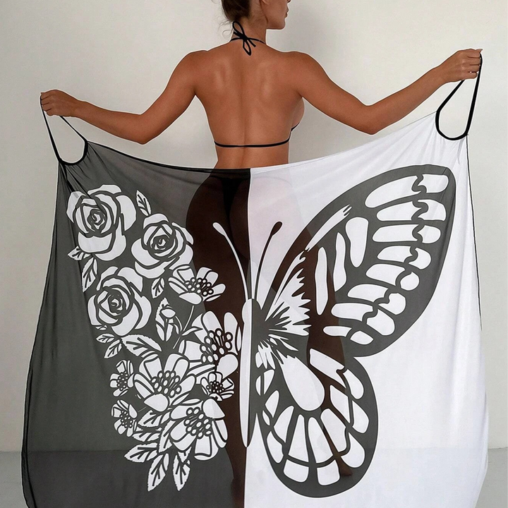 Melora - Costum De Baie Cu Imprimeu Fluture