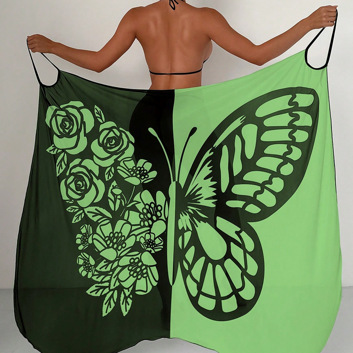 Melora - Costum De Baie Cu Imprimeu Fluture