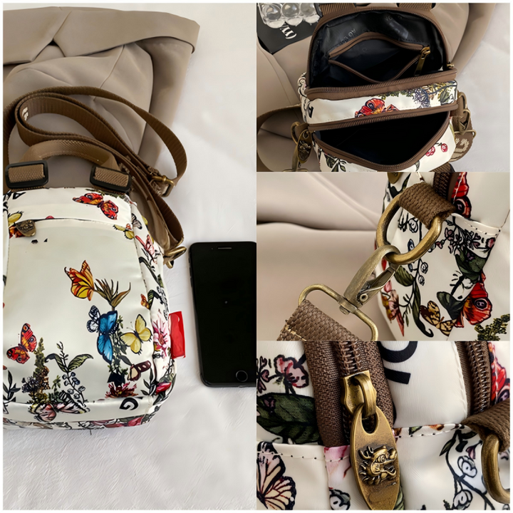 Sibella - Geantă De Umăr Multistrat Cu Imprimeu Moda