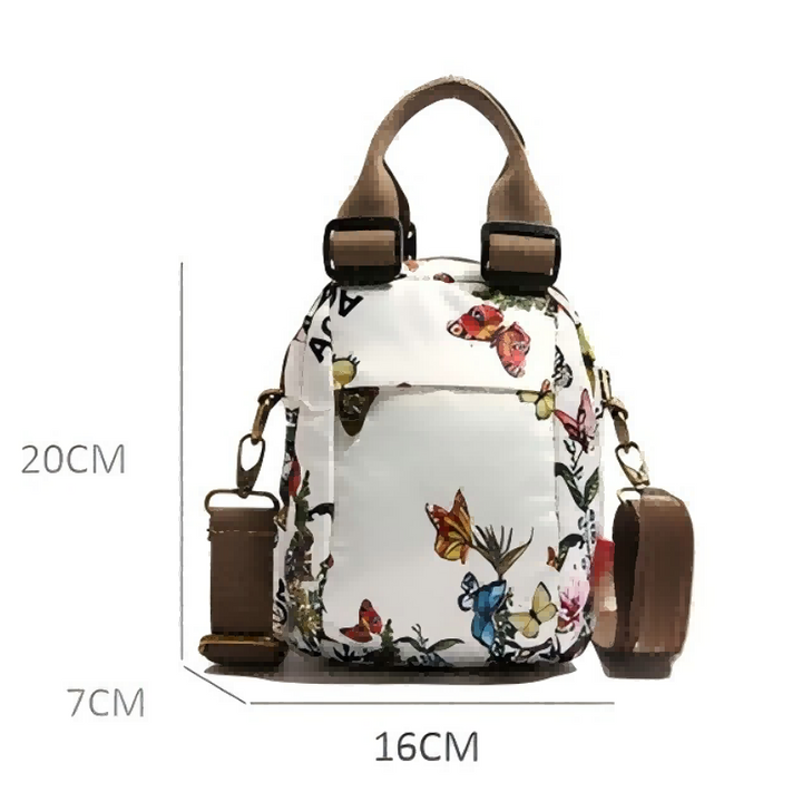 Sibella - Geantă De Umăr Multistrat Cu Imprimeu Moda