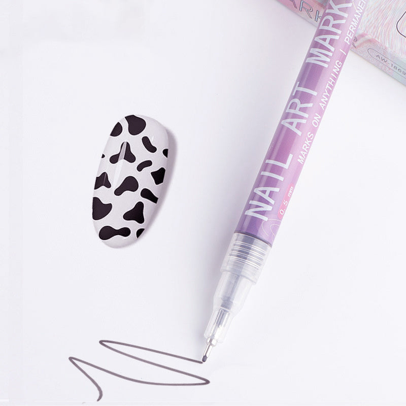 GlamSketch - Set De Creioane Pentru Nail Art în 12 Culori