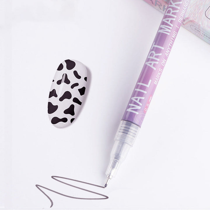 GlamSketch - Set De Creioane Pentru Nail Art în 12 Culori