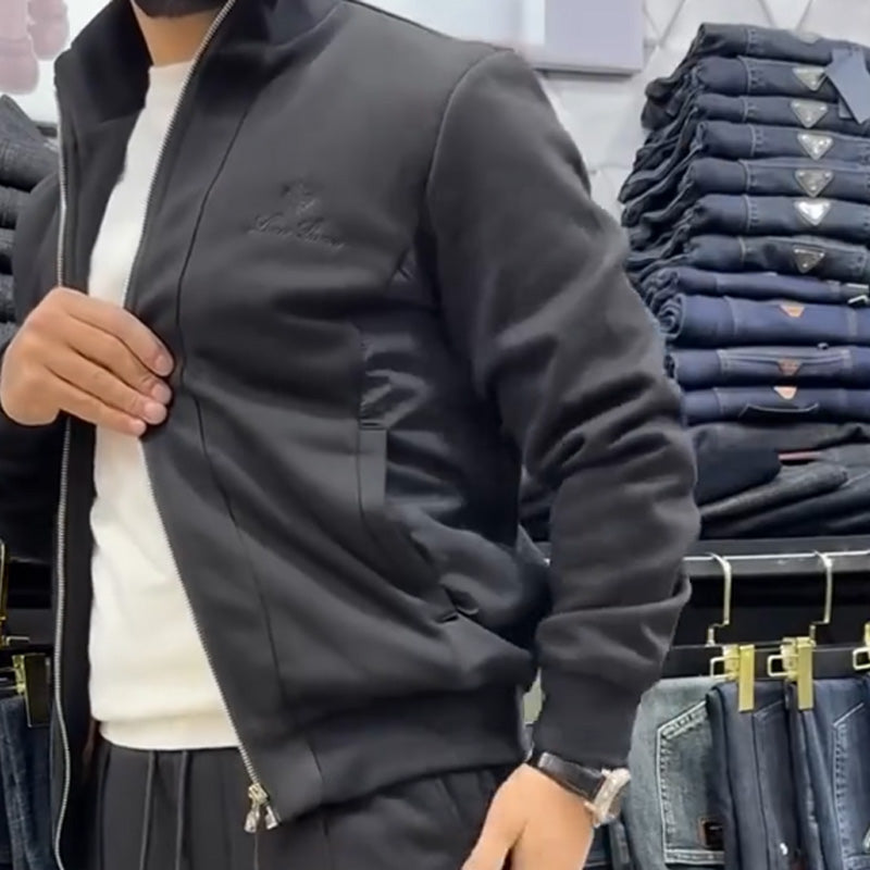 Aidan - Set Casual Format Din Jachetă Si Pantaloni