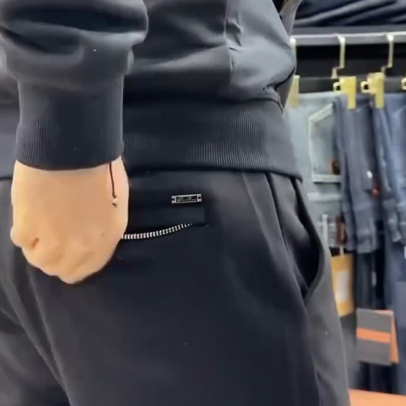 Aidan - Set Casual Format Din Jachetă Si Pantaloni
