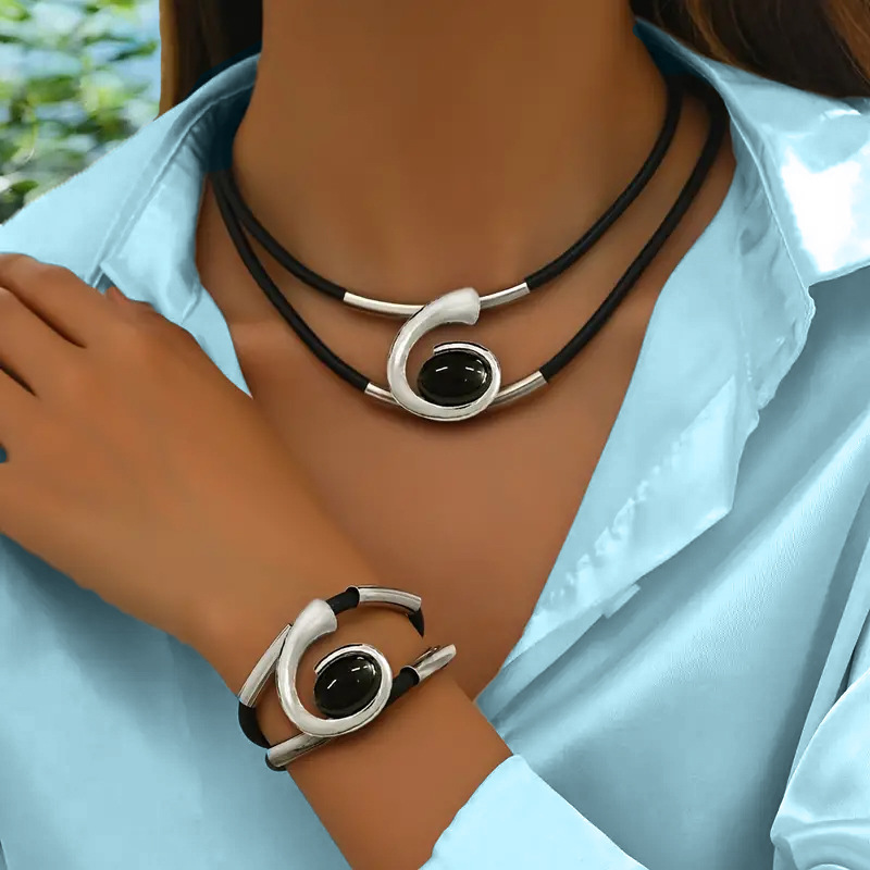 Brisia - Set Colier și Brățară Vintage Boho