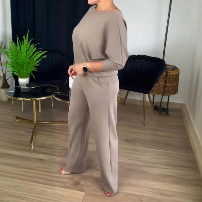 Mouna - Set Elegant Din 3 Piese Cu Cardiganul Lung