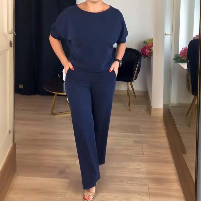 Mouna - Set Elegant Din 3 Piese Cu Cardiganul Lung