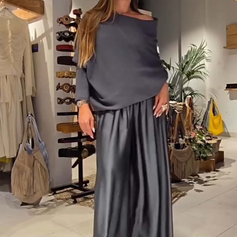 Ilana - Rochie Elegantă Cu Umeri Decupați