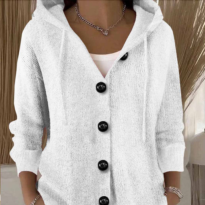Kumari - Jacheta Cardigan cu Mâneci lungi și Nasturi