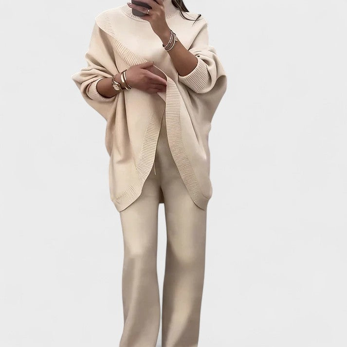 Karisa - Set Elegantă Din Două Piese Tricotate