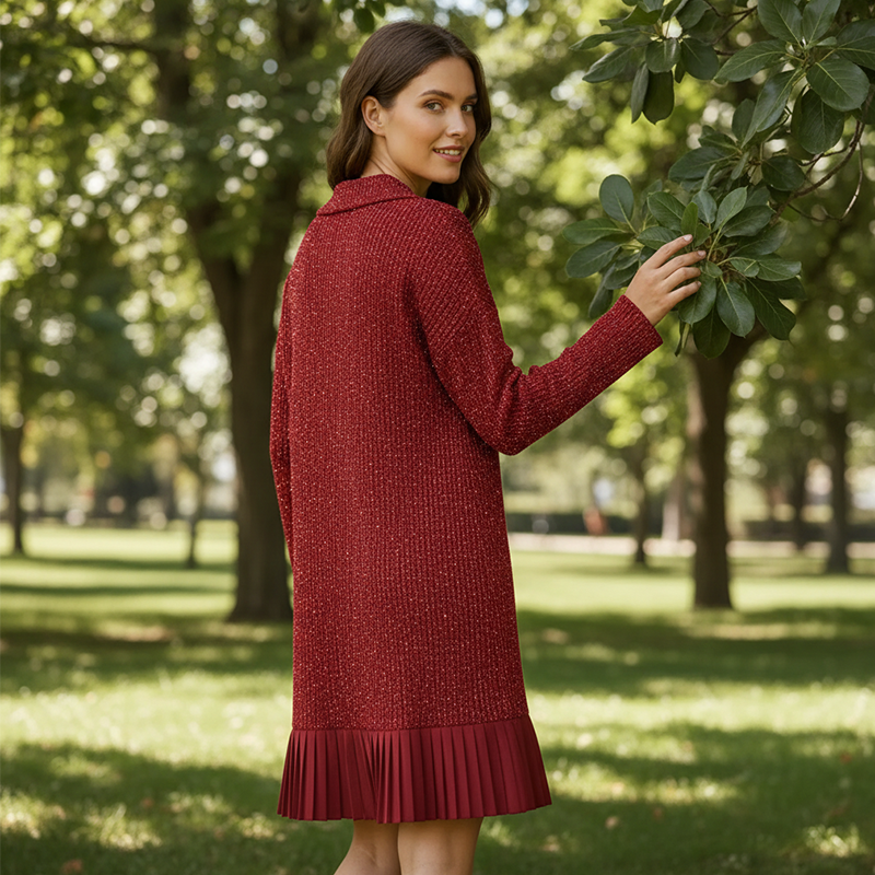 Leire - Rochie Scurtă Minimalistă Din Tricot