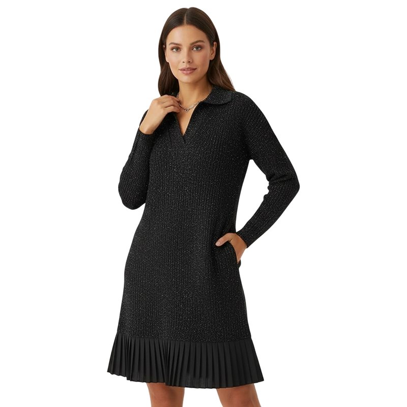 Leire - Rochie Scurtă Minimalistă Din Tricot