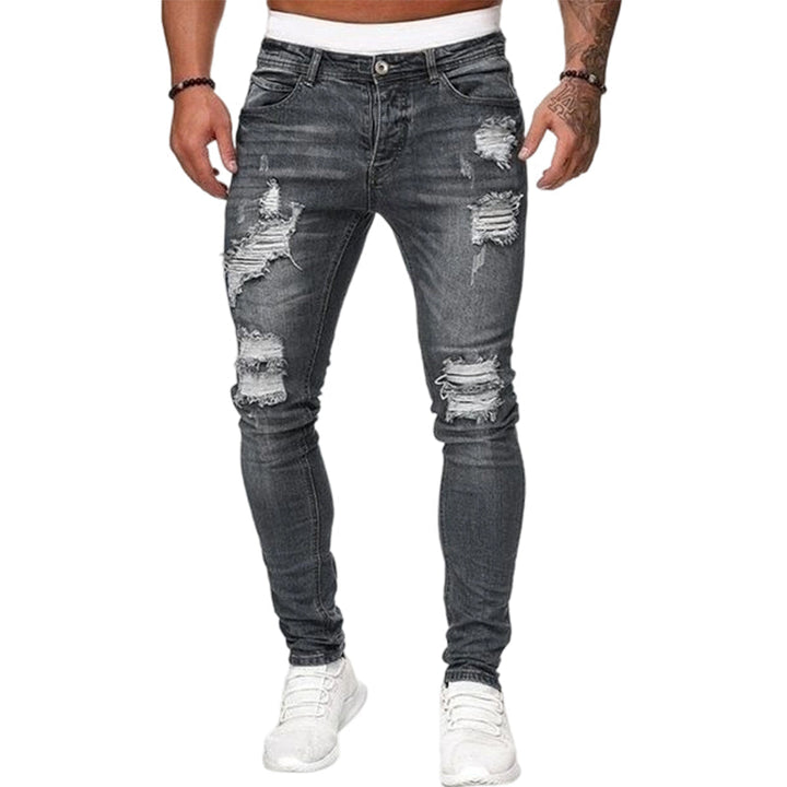 Kuzma - Stylish Distressed Skinny Jeans