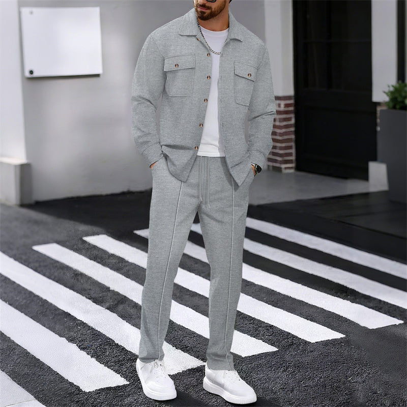 Gustave – Set Compus Din Cămașă Cu Mâneci Lungi Și Pantaloni