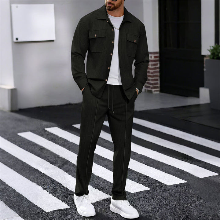 Gustave – Set Compus Din Cămașă Cu Mâneci Lungi Și Pantaloni