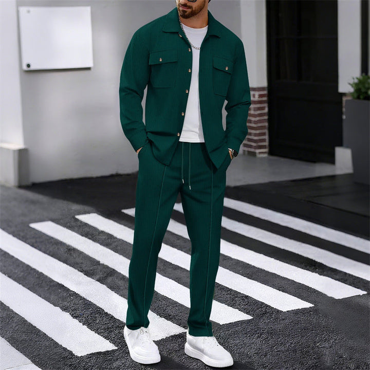 Gustave – Set Compus Din Cămașă Cu Mâneci Lungi Și Pantaloni
