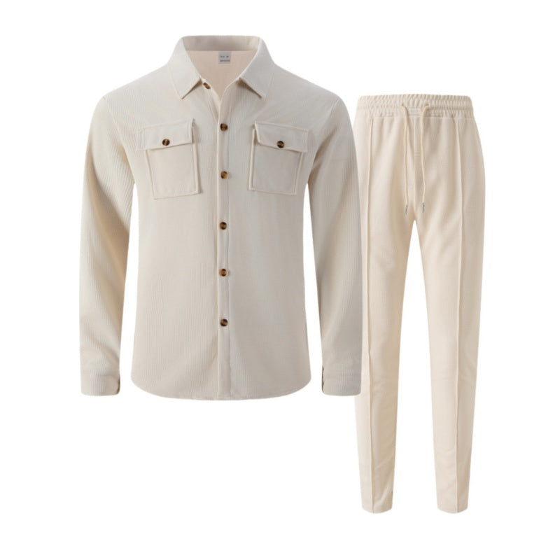 Gustave – Set Compus Din Cămașă Cu Mâneci Lungi Și Pantaloni