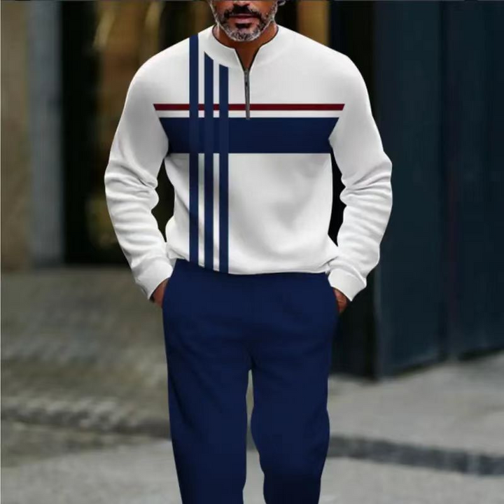 Mclerran – Set Format Din Pulover Și Pantaloni Cu Imprimeu Grafic