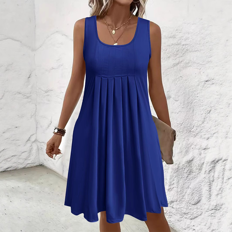 Fiorela – Rochie Midi Fără Mâneci