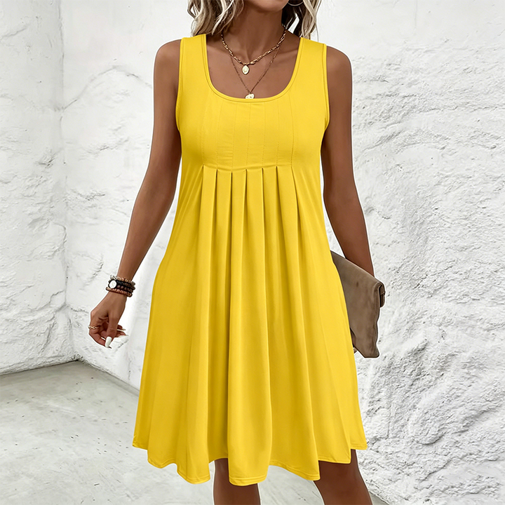 Fiorela – Rochie Midi Fără Mâneci
