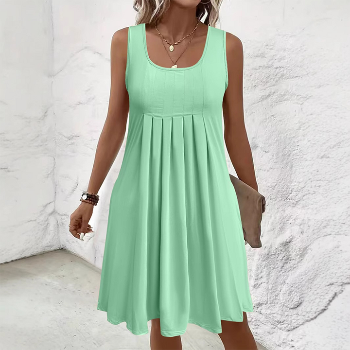 Fiorela – Rochie Midi Fără Mâneci