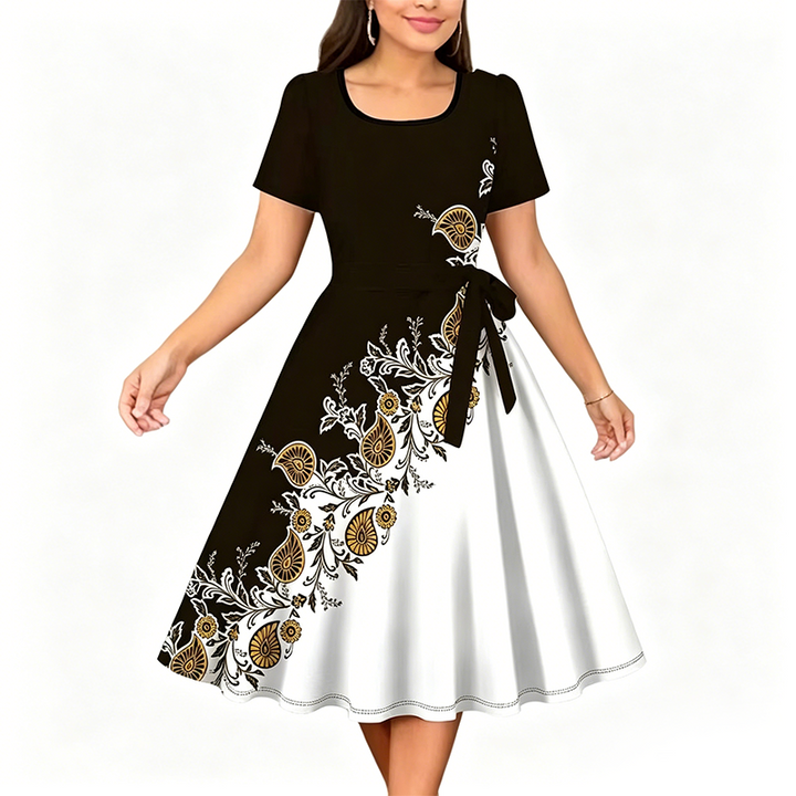 Chuckie - Rochie Dreaptă Cu Imprimeu Floral