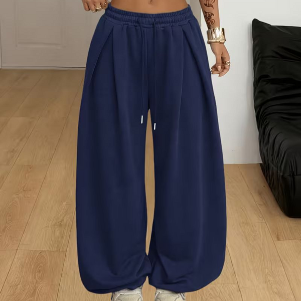 Oumarou - Pantaloni De Trening Largi Plisați