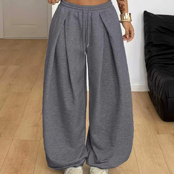 Oumarou - Pantaloni De Trening Largi Plisați