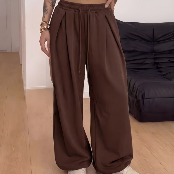 Oumarou - Pantaloni De Trening Largi Plisați