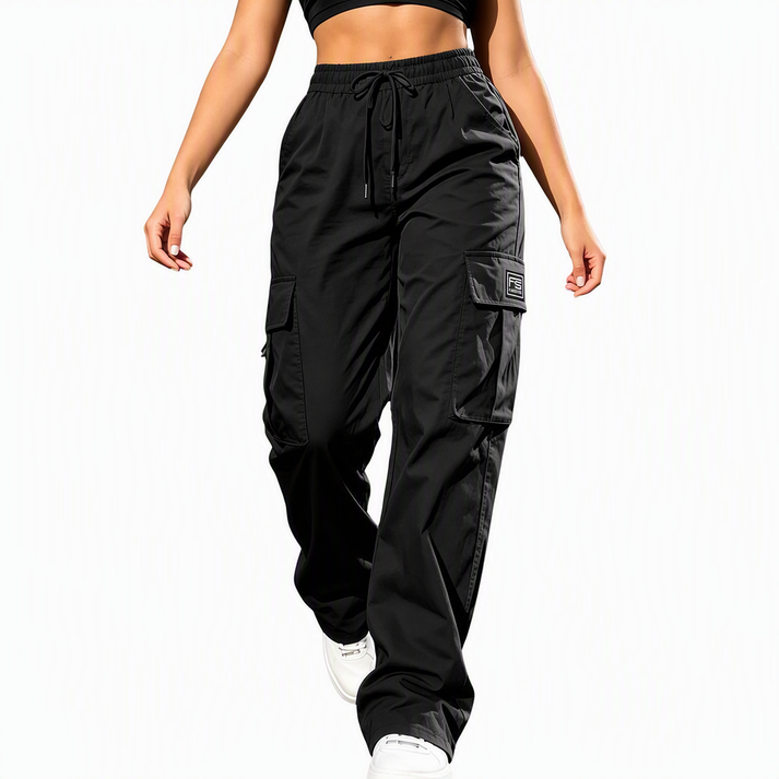 lauriane - Pantaloni Cargo Cu Croi Drept