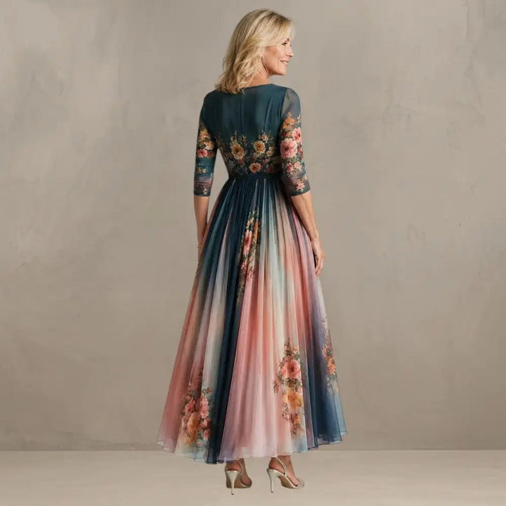 Willemse – Rochie Boemă cu Imprimeu Floral Maxi