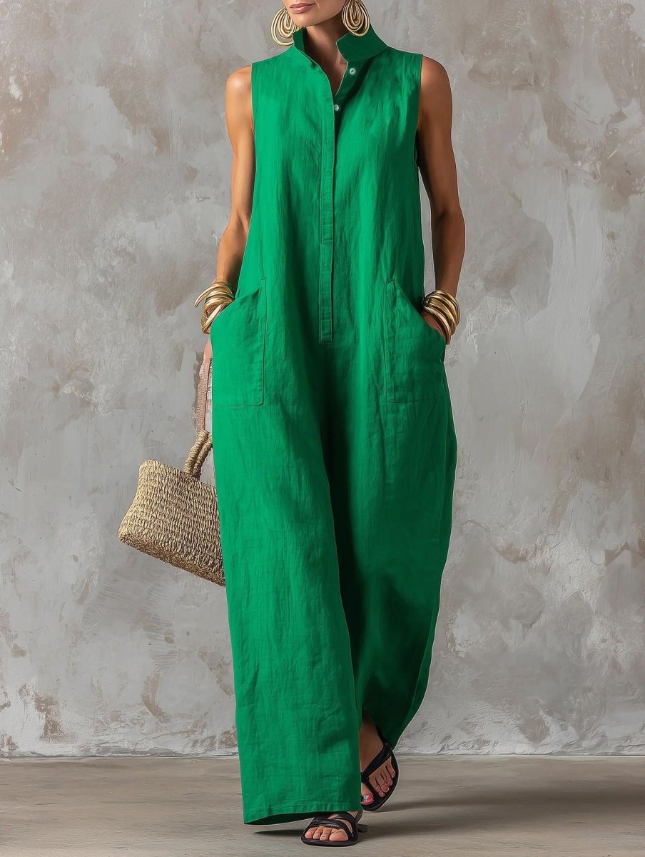 Salla - Salopetă Elegantă Fără Mâneci