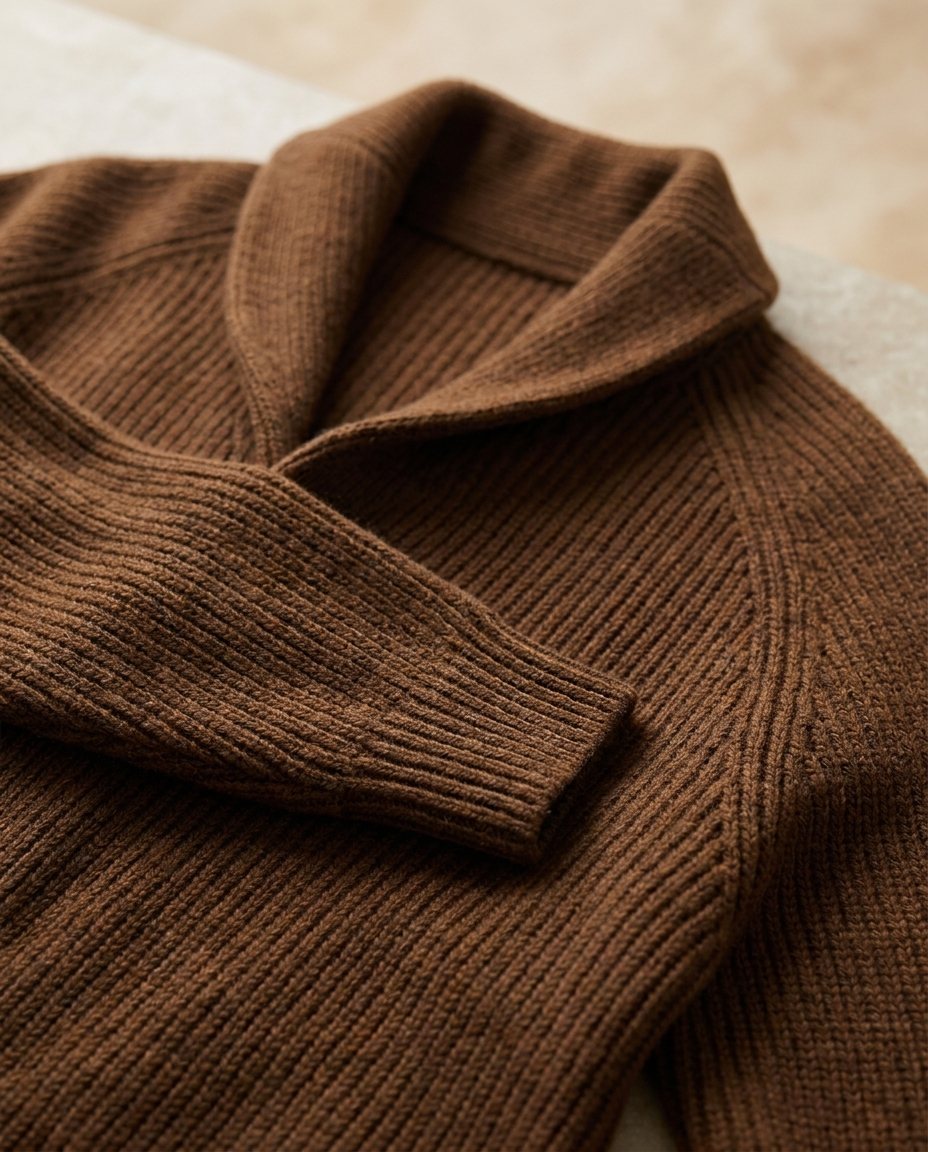 Jirri – Cardigan din tricot cu guler șal și nasturi