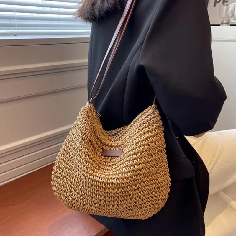 Tatienne - Geantă Crossbody Paie