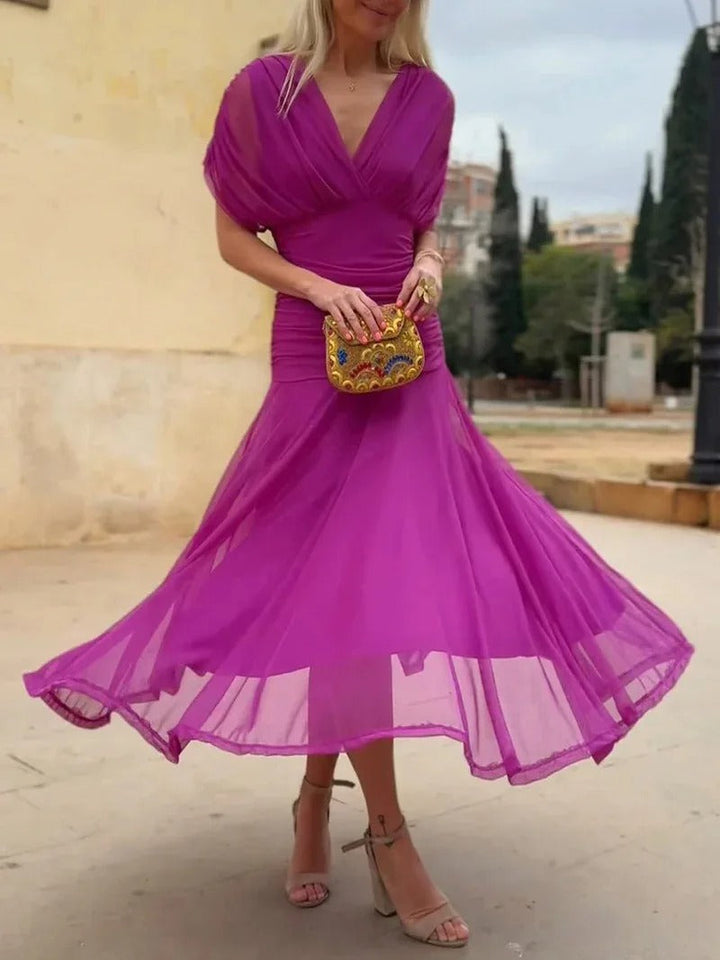 Manich - Rochie Midi Fluidă