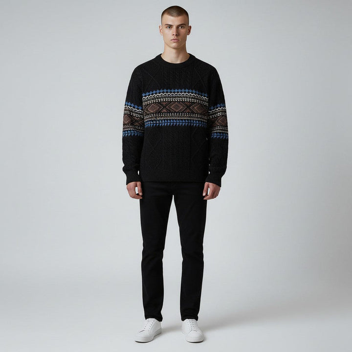 Isidoro - Pulover Confortabil Din Tricot Nordic
