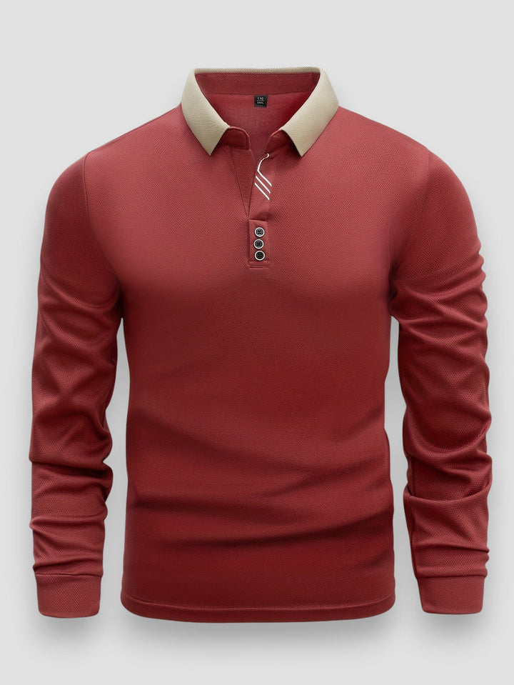Ramesh - Tricou Polo cu Mâneci Lungi