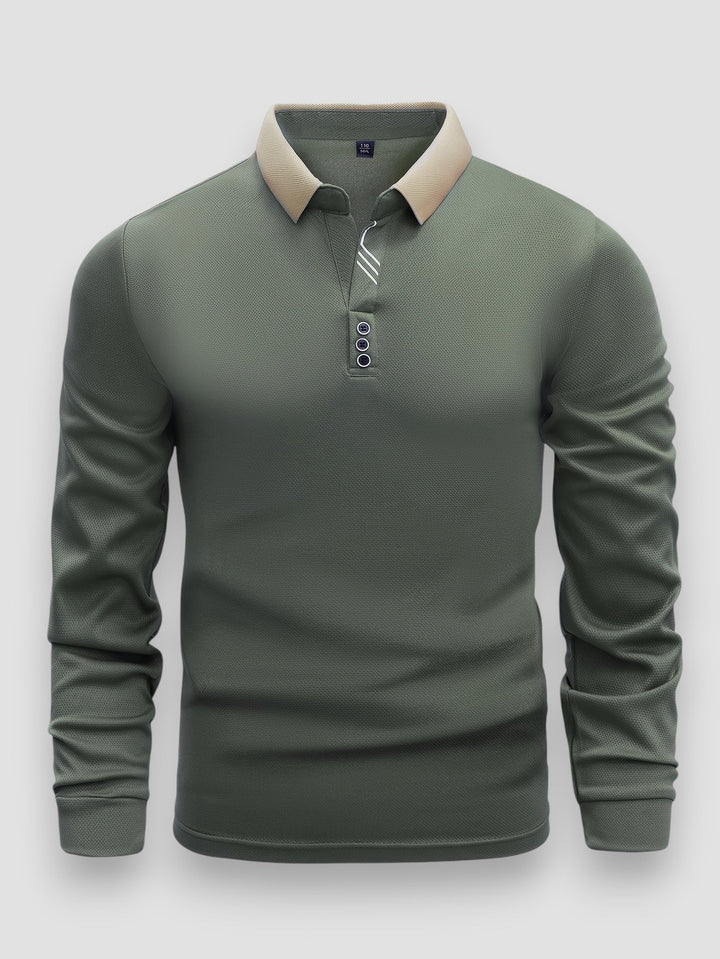 Callum - Tricou Polo De Lux Cu Mâneci Lungi | 1+1 gratuit