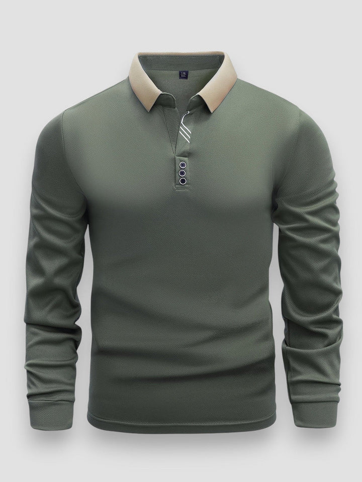Ramesh - Tricou Polo cu Mâneci Lungi