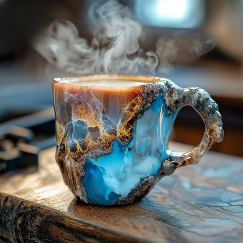 CrystalMug - Cani De Cafea Din Cristal Mineral