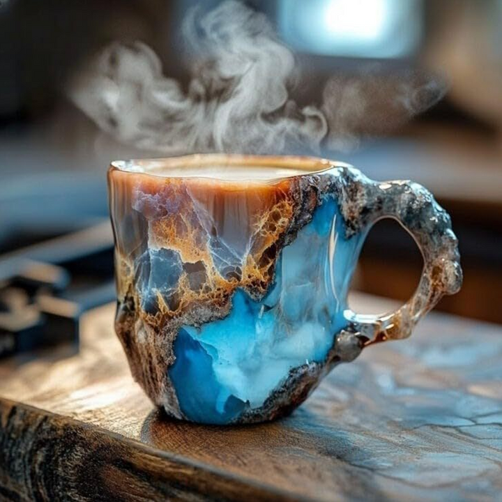 CrystalMug - Cani De Cafea Din Cristal Mineral