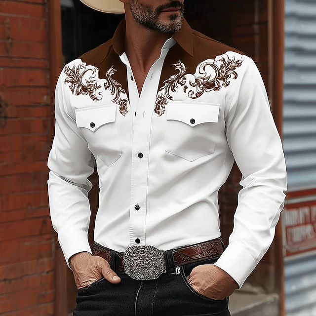 Leif - Cămașă Clasică în Stil Western